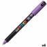 Фото #2 товара Ручка акриловая POSCA PC-1MR фиолетовая 6 штук