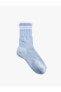 Фото #3 товара Basic Soket Çorap Şerit Detaylı