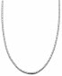 Фото #1 товара Giani Bernini box Link 20" Chain Necklace in Sterling Silver, Created for Macy's
