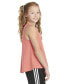 ფოტო #3 პროდუქტის Big Girls Sleeveless Cotton Logo Graphic T-Shirt