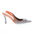 Фото #1 товара Diesel D-Venus SB Y02985-PR818-H9323 Womens Gray Slingback Heels Shoes