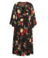 Фото #2 товара Plus Size Julissa Print Maxi Dress