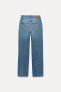 Z1975 STRAIGHT-LEG HIGH-WAIST DENIM JEANS