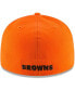 Фото #5 товара Men's Orange Cleveland Browns Omaha Throwback Low Profile 59Fifty Fitted Hat