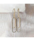 ფოტო #2 პროდუქტის Women's Gold Sleek Drop Earrings