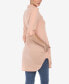 Фото #2 товара Women's Stretchy Button-Down Tunic Top