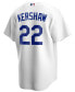 ფოტო #1 პროდუქტის Men's Clayton Kershaw Los Angeles Dodgers Official Player Replica Jersey