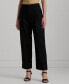 Фото #1 товара Double-Faced Stretch Cotton Ankle Pants