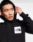 The North Face Fine logo fleece hoodie in black