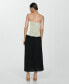 ფოტო #6 პროდუქტის Women's Pleated Long Skirt