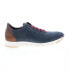 Фото #2 товара Bruno Magli Zuma MB2ZUMN11 Mens Blue Nubuck Lifestyle Sneakers Shoes