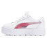 Фото #6 товара Puma Karmen Rebelle Vivid Dream Lace Up Womens White Sneakers Casual Shoes 3930