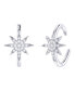 ფოტო #1 პროდუქტის North Star Design Sterling Silver Diamond Women Ear Cuff