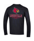 Фото #4 товара Men's Black Louisville Cardinals Team Stack Long Sleeve T-shirt