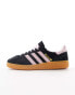 adidas Originals Handball Spezial trainers in black and pink