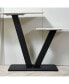 Фото #10 товара 47" Adjustable Modern Console Table for Home and Office