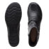 Clarks Cheyn Zoe 26153011 Womens Black Wide Leather Ankle & Booties Boots 7