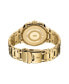 ფოტო #6 პროდუქტის Men's Heist Platinum Series 18k Gold-plated Stainless Steel Watch, 47.5mm