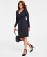 ფოტო #4 პროდუქტის Women's Long-Sleeve Wrap Dress, Created for Macy's