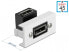 Delock 81306 - DisplayPort - DisplayPort - Female - Female - Straight - Top