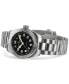 Women's Swiss Automatic Khaki Field Expedition Stainless Steel Bracelet Watch 37mm