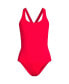 ფოტო #1 პროდუქტის Women's Chlorine Resistant X-Back High Leg Soft Cup Tugless Sporty One Piece Swimsuit