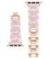 Women's Pink Marbled Acetate Stretch Bracelet designed for 38/40/41mm Apple Watch