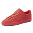 Puma Suede Displaced Rubber Lace Up Mens Red Sneakers Casual Shoes 38685601