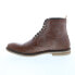 Фото #5 товара Roan by Bed Stu Drell F804007 Mens Brown Leather Lace Up Casual Dress Boots