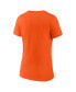 Women's Orange New York Islanders Authentic Pro Core Collection Secondary Logo V-Neck T-shirt