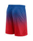Фото #2 товара Men's Royal, Red New York Giants Ombre Shorts
