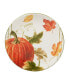 Autumn Harvest Dessert Plate, Set of 4