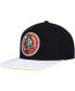 Фото #2 товара Men's Black, White Boston Celtics Hardwood Classics Wear Away Visor Snapback Hat