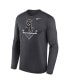 Men's Anthracite Chicago White Sox Icon Legend Performance Long Sleeve T-shirt