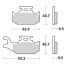 Фото #2 товара MOTO-MASTER Can Am/Cannondale 095011 Sintered Brake Pads