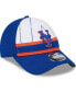 ფოტო #3 პროდუქტის Men's White New York Mets 2024 Batting Practice 9FORTY Adjustable Hat
