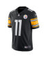 ფოტო #3 პროდუქტის Men's Chase Claypool Black Pittsburgh Steelers Vapor Limited Player Jersey