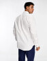 Фото #2 товара Ben Sherman long sleeve formal oxford shirt in white