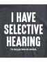 Hybrid Apparel Selective Hearing Men's Short Sleeve Tee