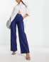 Фото #2 товара NA-KD x Mimi AR co-ord oversized tailored trousers in dark blue