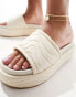 Public Desire Mylo flatform slider in stone