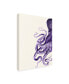 Фото #2 товара Fab Funky Octopus Purple and Cream a Canvas Art - 36.5" x 48"