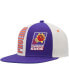 Фото #1 товара Men's Cream, Purple Phoenix Suns Hardwood Classics Pop Snapback Hat