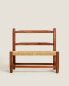 Фото #1 товара Ash wood bench with back