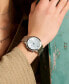 ფოტო #4 პროდუქტის Women's Sports Luxe Silver-Tone Stainless Steel Watch 38mm