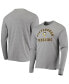 Фото #1 товара Men's '47 Heathered Gray Pittsburgh Penguins Varsity Arch Super Rival Long Sleeve T-shirt