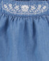 Baby Embroidered Chambray Dress 18M