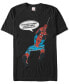 Фото #2 товара Marvel Men's Comic Collection Spider-Man with Great Power Short Sleeve T-Shirt