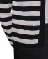 Фото #4 товара Karl Lagerfeld Women's Striped Open-Front Cardigan Sweater