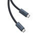 Фото #5 товара Kabel przewód USB-C - USB-C 240W PD 8K 60Hz 40Gb/s 1m czarny